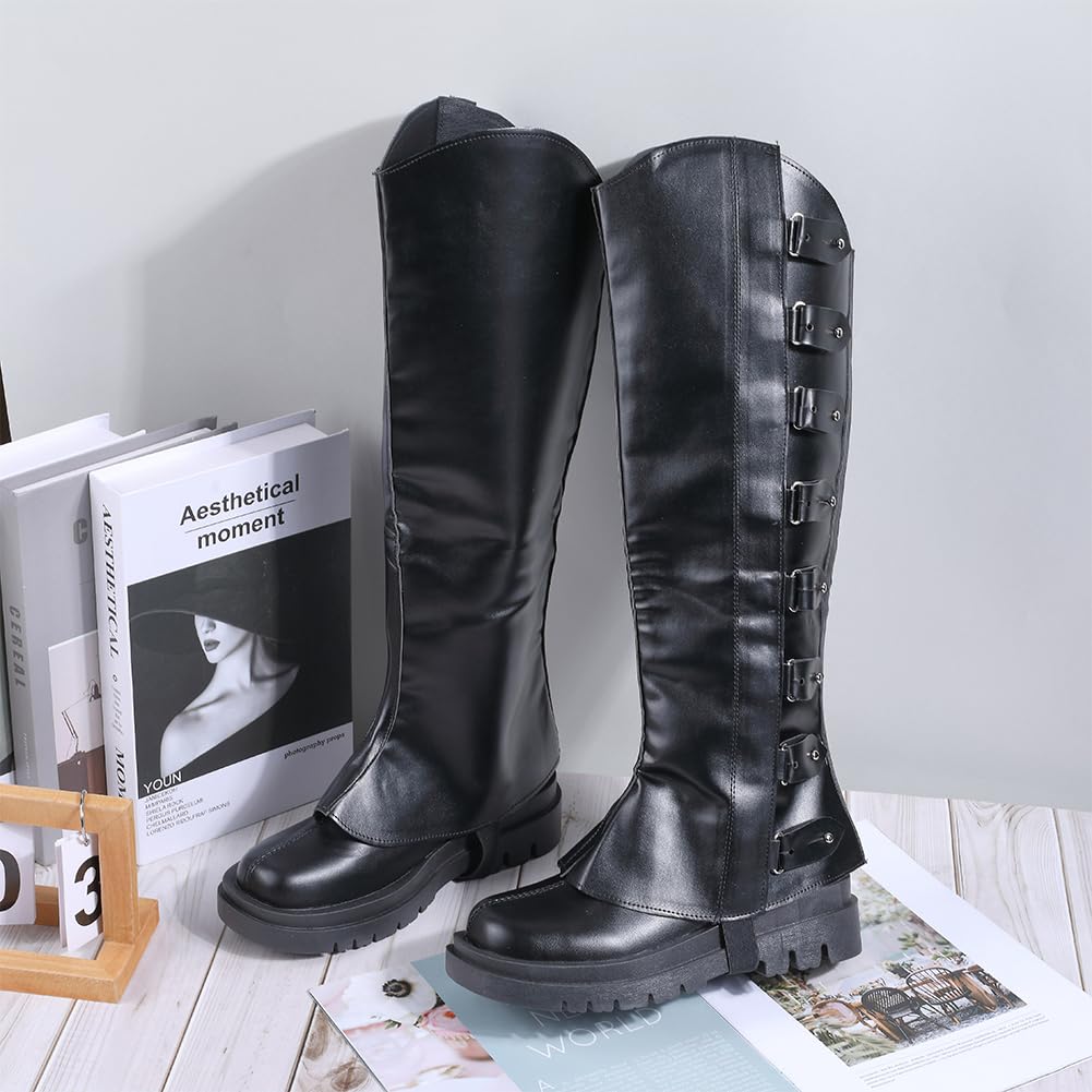 Couvre-bottes Médiéval Avec Lacets | Accessoire Déguisement Adulte