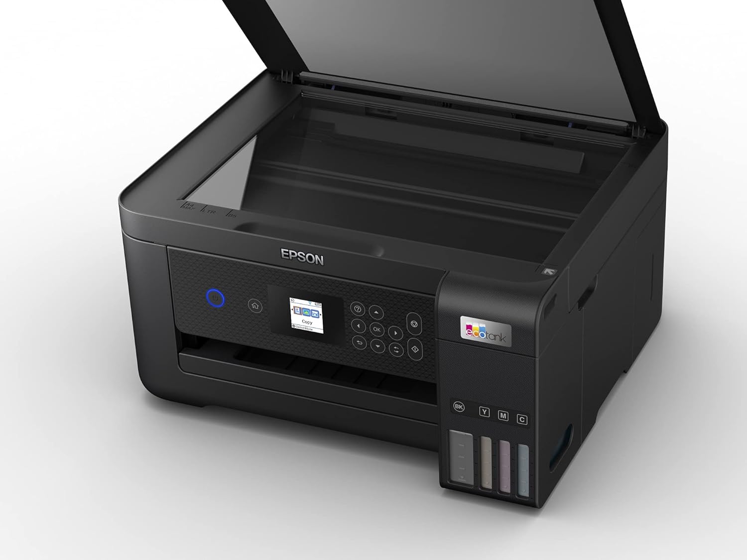 Epson Smart Panel app on a smartphone controlling the printer