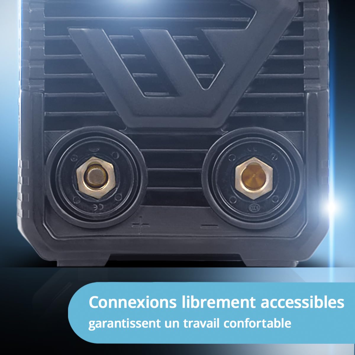 STAHLWERK Poste à souder à l'électrode ARC 200 MD – Kit complet avec chariot – MMA jusqu'à 200 A, utilisation flexible sans gaz, compact & léger, Smart Cooling, Hotstart, fonction Anti-Stick