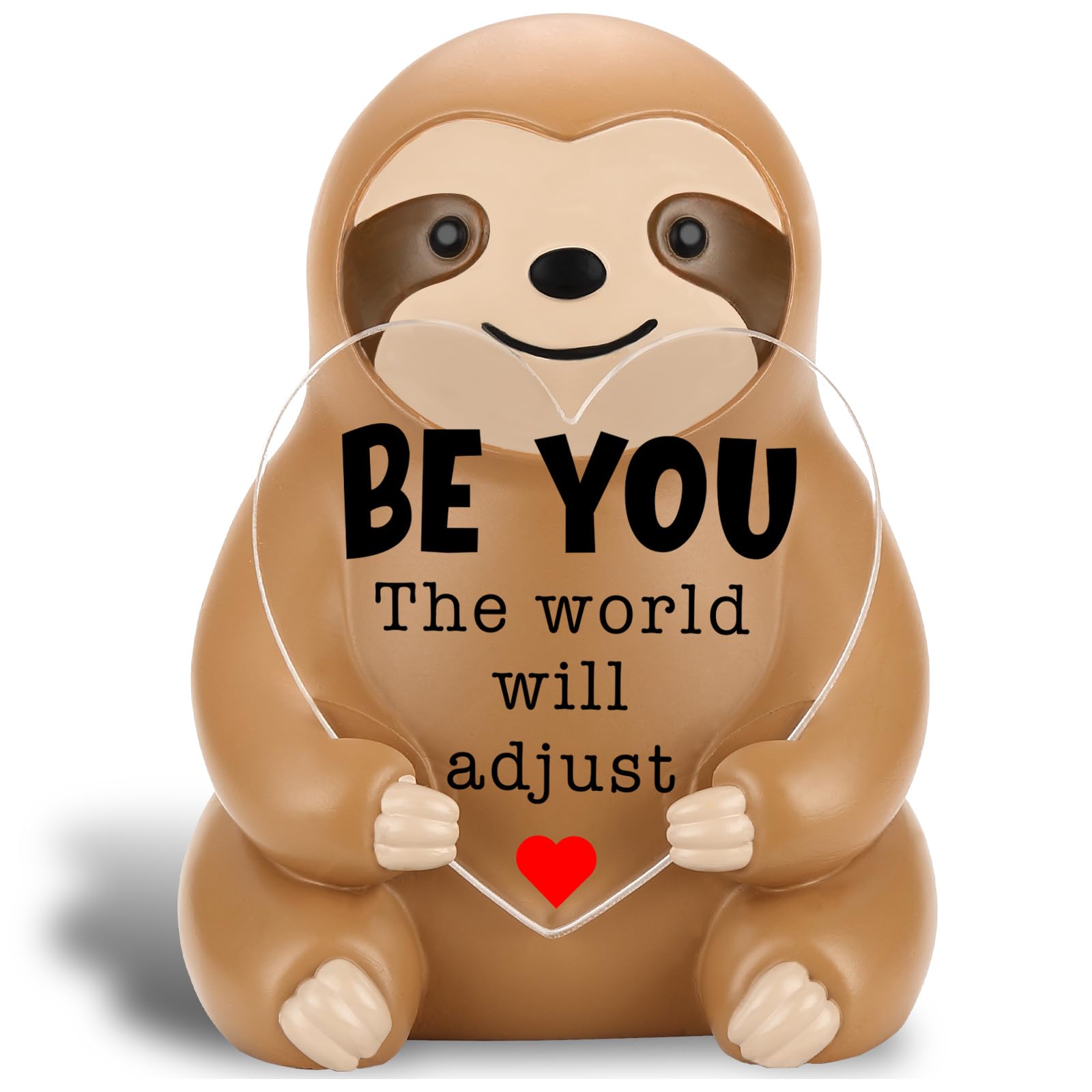 Figurine paresseux Be You SCC13 d'affirmation positive pour la décoration de bureau