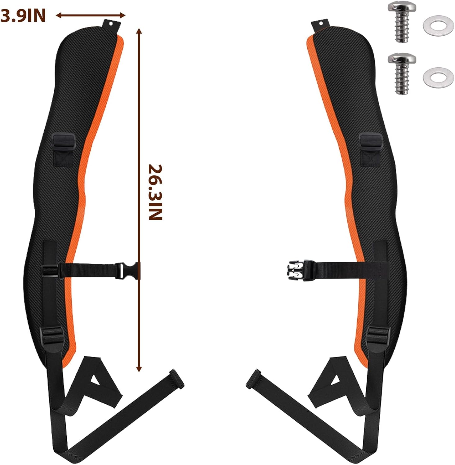 Blower Harness Strap for Stihl BR800/BR800x Leaf Blowers 4283 710 9004 Right & 4283 710 9005 Left Replacement Shoulder Straps Set, Strap Harness with Fixing Screw (Upgraded Thickened Version)