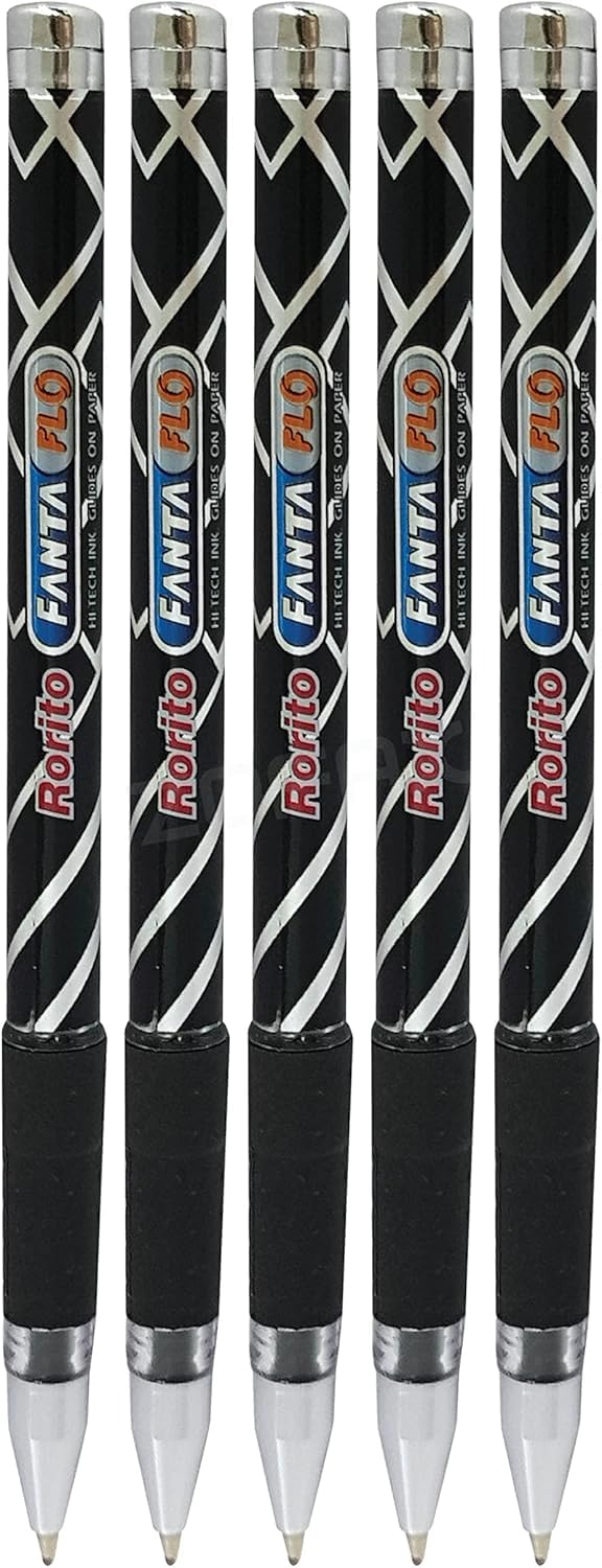 Rorito Fanta Flo Black Ballpoint Pen For Omr Sheet Rorito Fantaflo