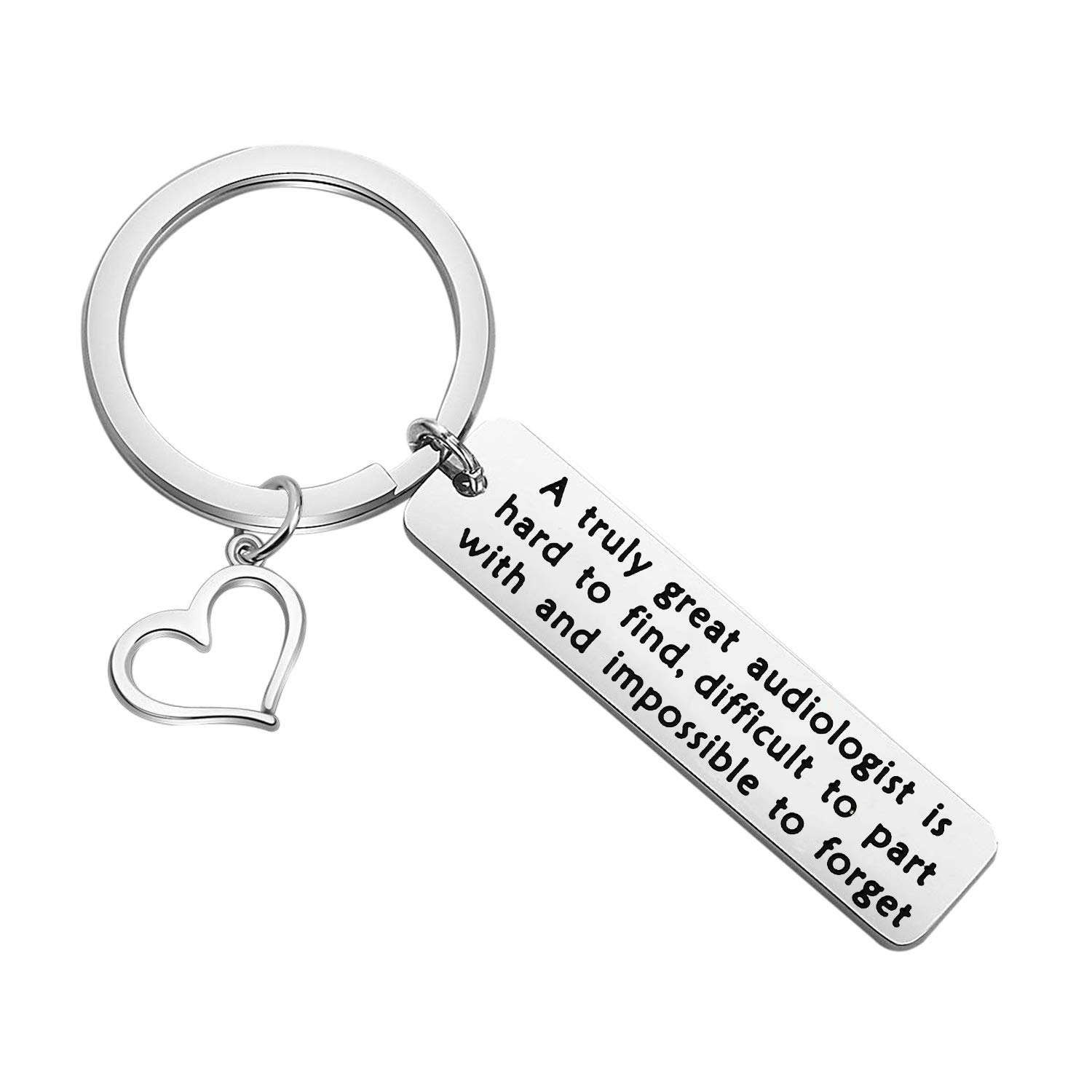 CHOORO Audiology Audiologist Gift A Truly Great Audiologist is Hard to Find Keychain Audiology Gift