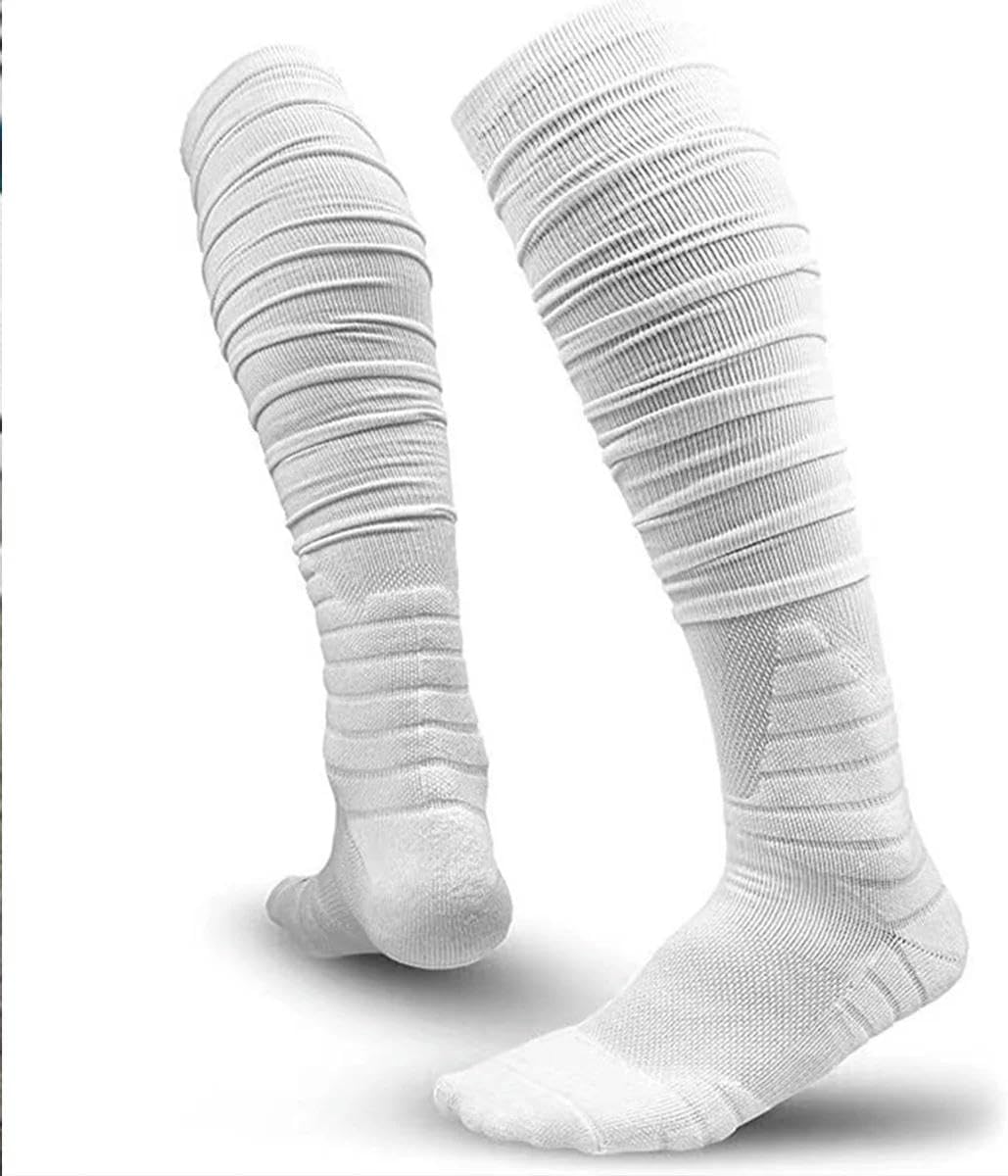 2 Pair Non Slip Knee-High Sports Socks For Men Women,Fencing Football Rugby Soccer Athletic Long Tube Socks
