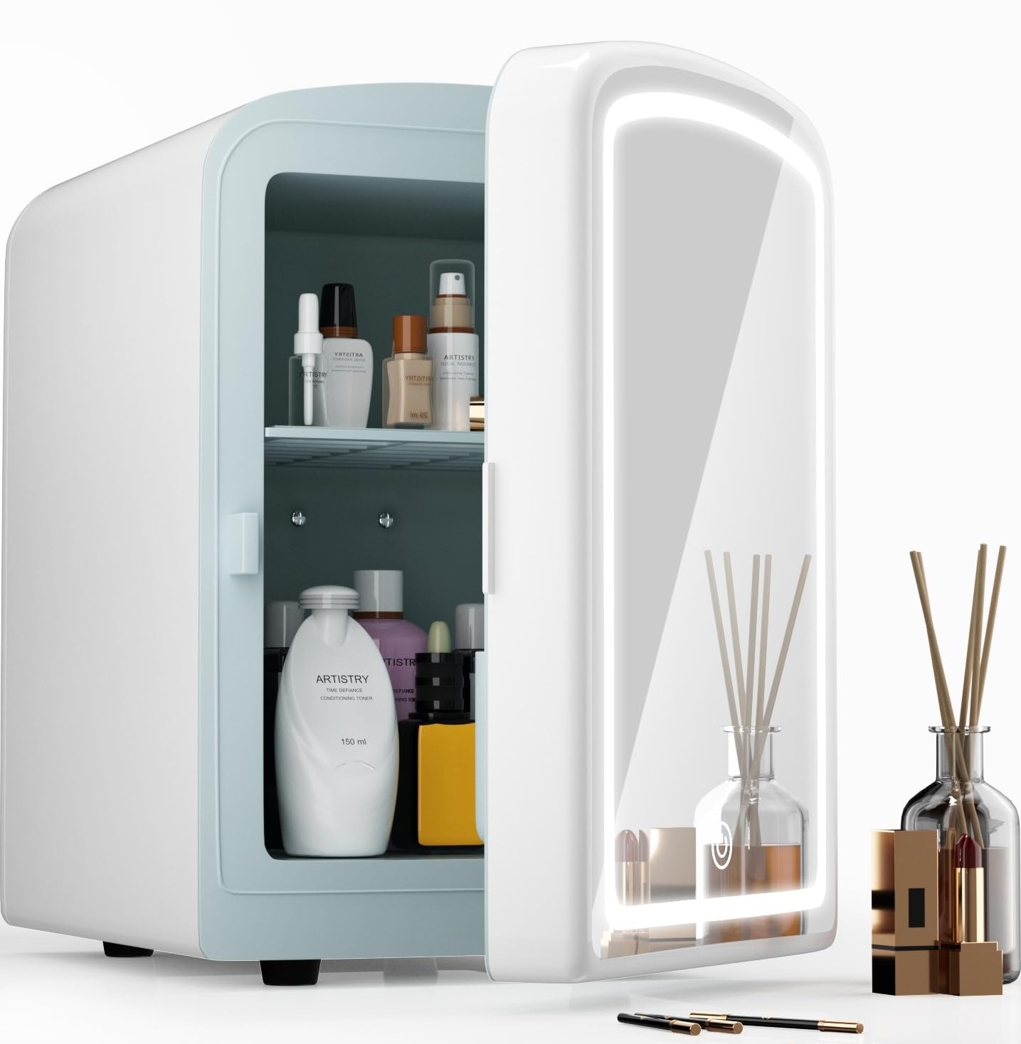 COYCYQI ETM4 - Pearl White 0.1 cu ft Compact Fridge White