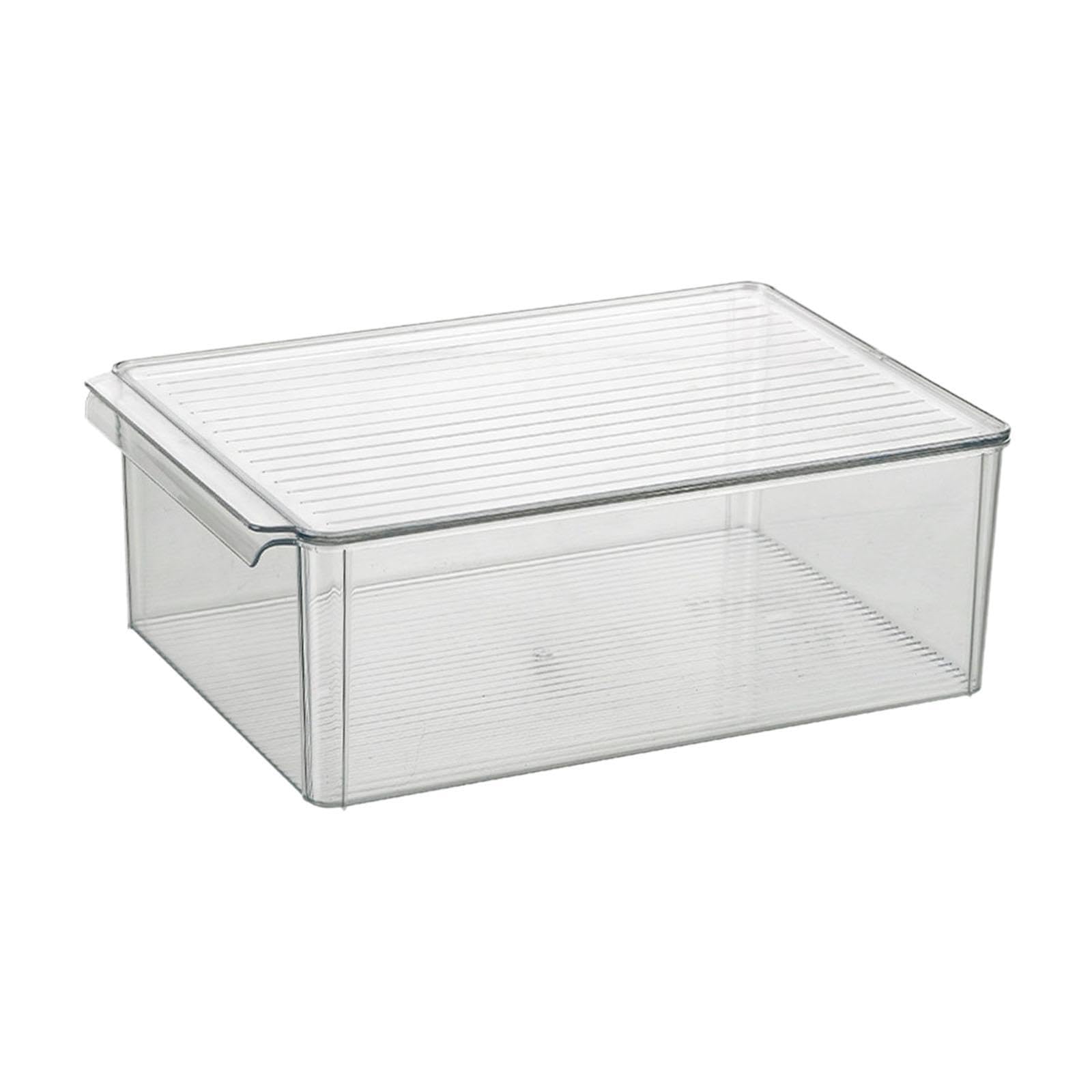 QLECXZI Durable Proofing Box Storage Solution Organizing Baking Needs Pizza Bread Fruits And Vegetable Storage Pantry Organization Refrigerator Organizer 6L