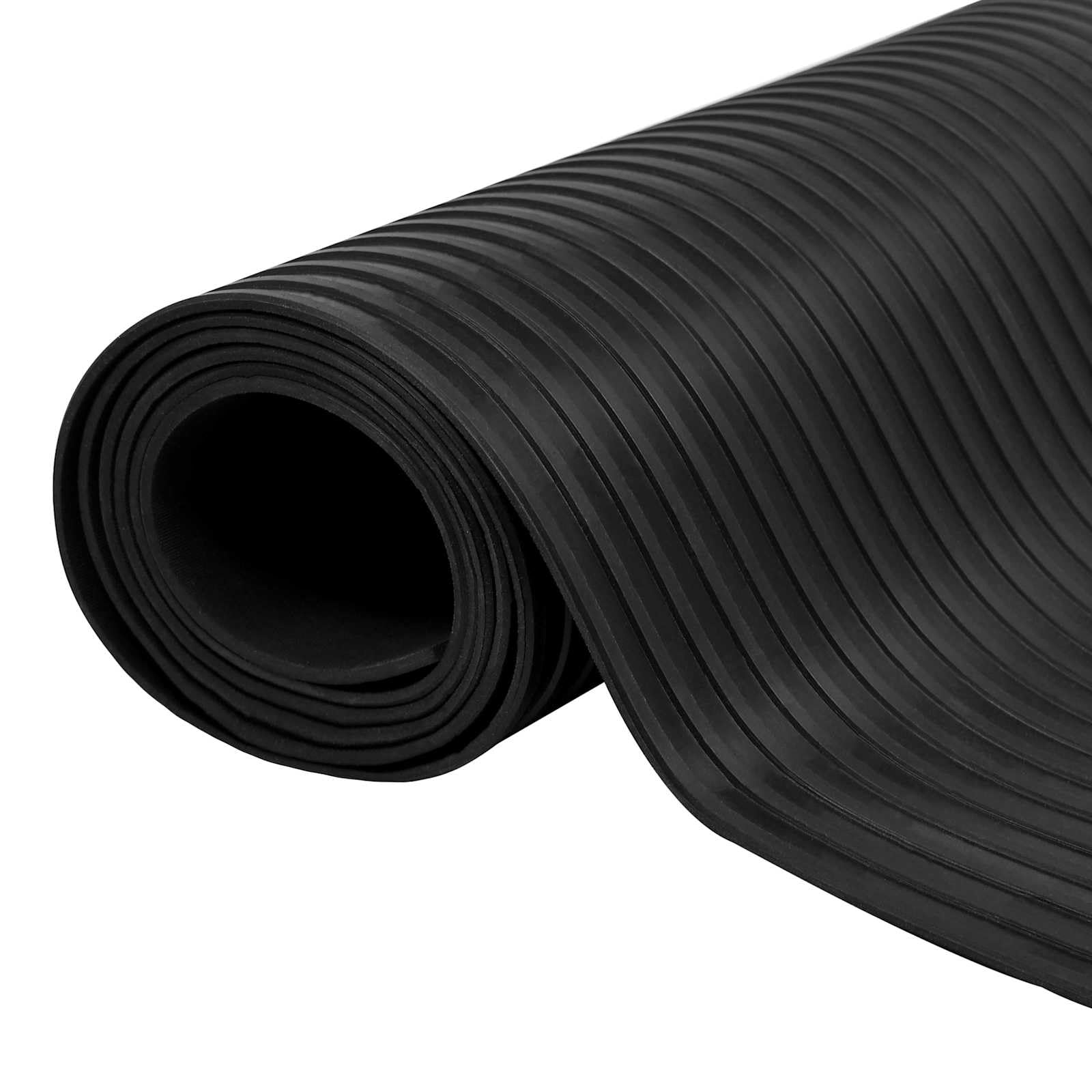 vidaXL Tapis de Sol Noir 1 x 2 m Caoutchouc, Tapis de Jardin, Sol en Caoutchouc Durable, extérieur antidérapant, Nettoyage Rapide, Sol Protecteur Polyvalent
