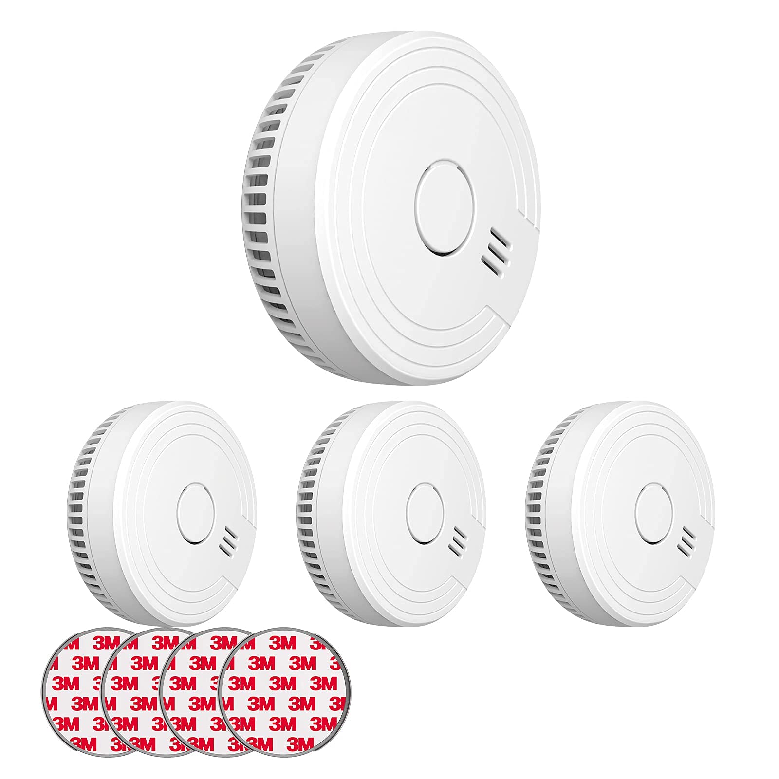 Buy Ecoey Smoke Alarm Fire Detector with Photoelectric Technology and