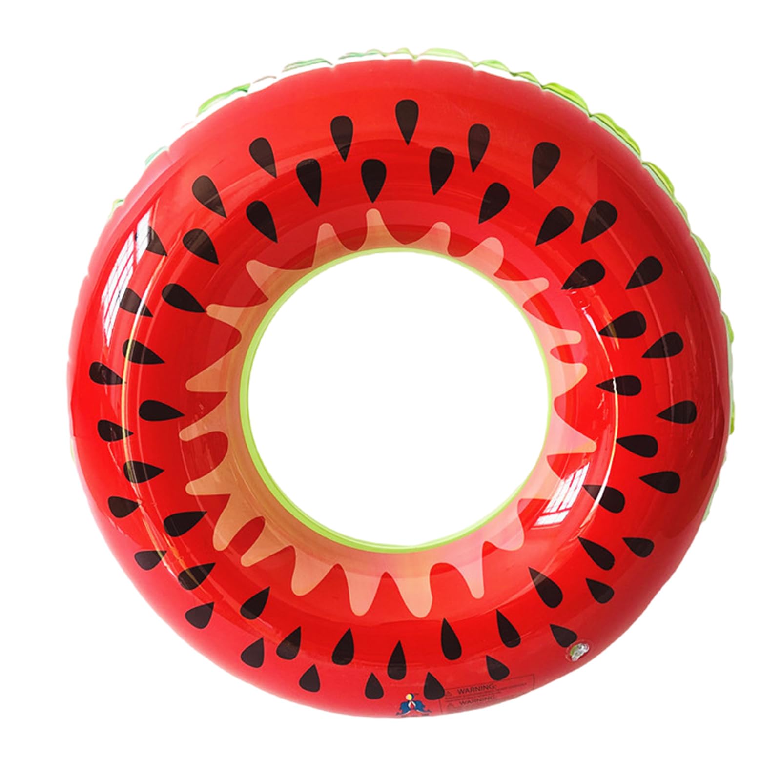 Tsophreniq Inflatable Swimming Rings Watermelon Pattern Swim Tube Floatie Beach Swimming Party Toy for Pool, Bath Toy, Party Inflatable Pool Float Rings