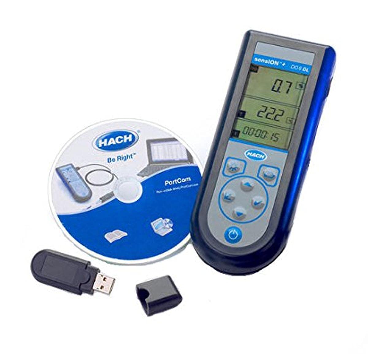 Hach LPV4500DL.97.02 sensION+ DO6 Portable Dissolved Oxygen Data Logger