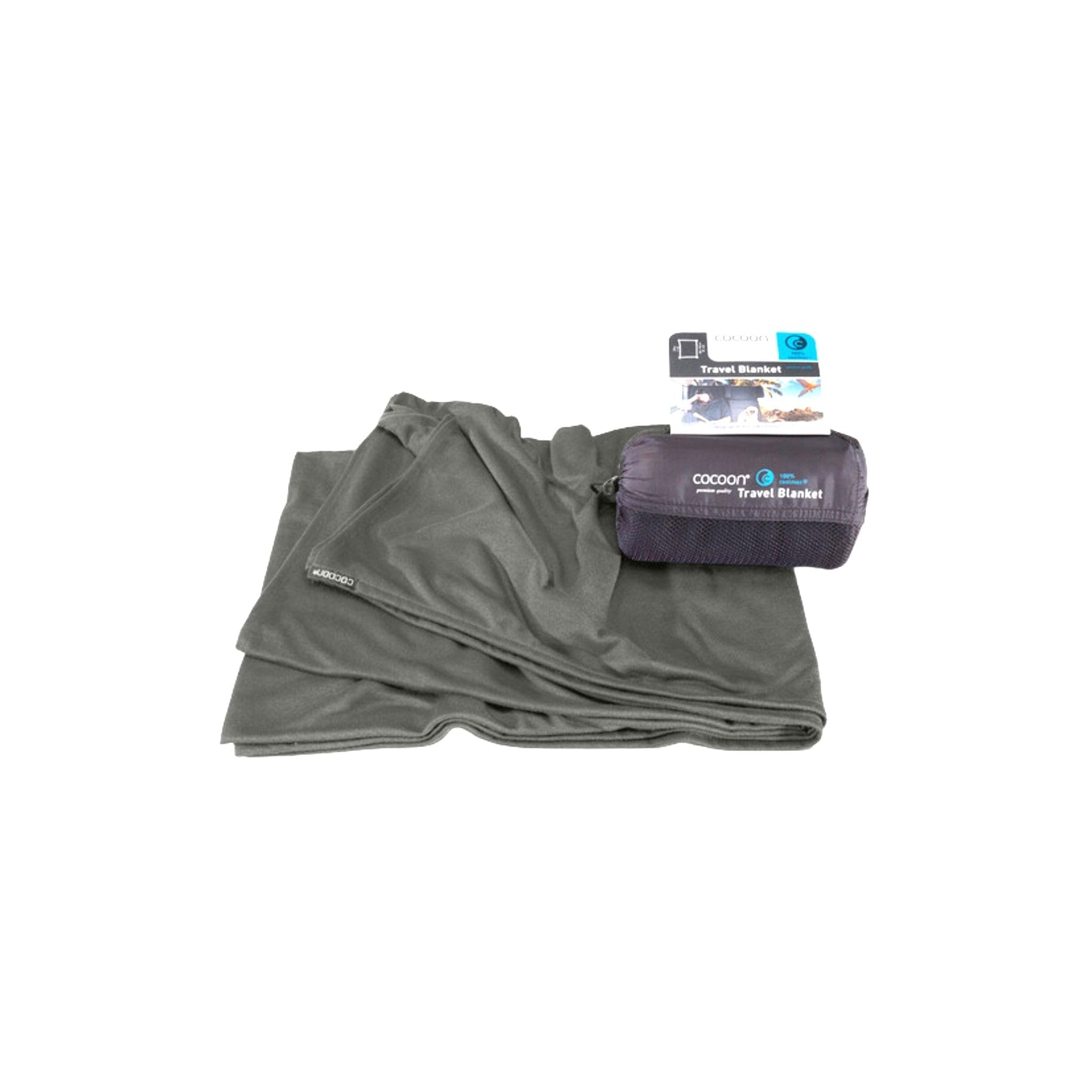 Cocoon Shadow Green Olive Coolmax Microfibre Travel Blanket