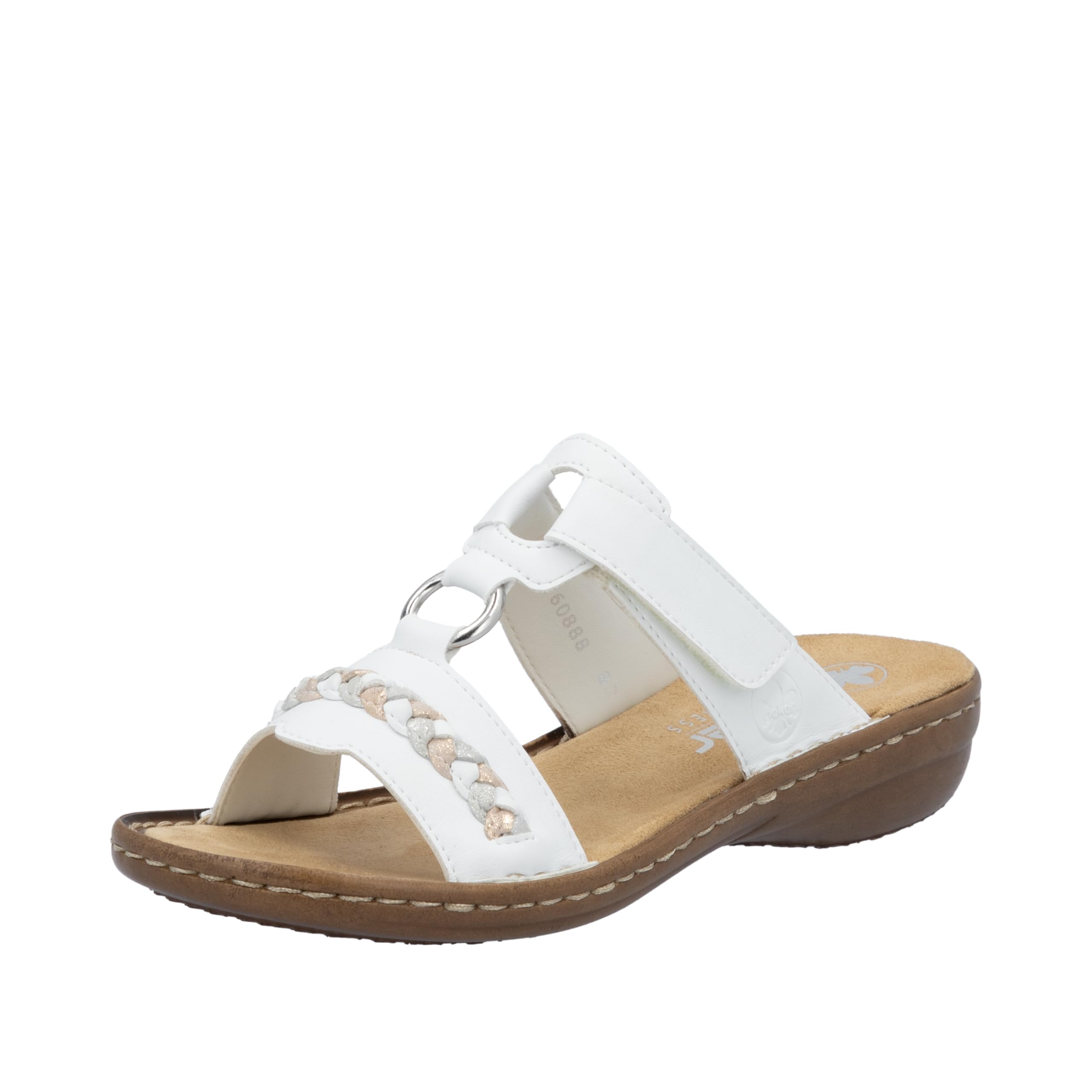 Rieker Damen Riemchensandalen 608D1, Frauen Sandalen,Sommerschuhe