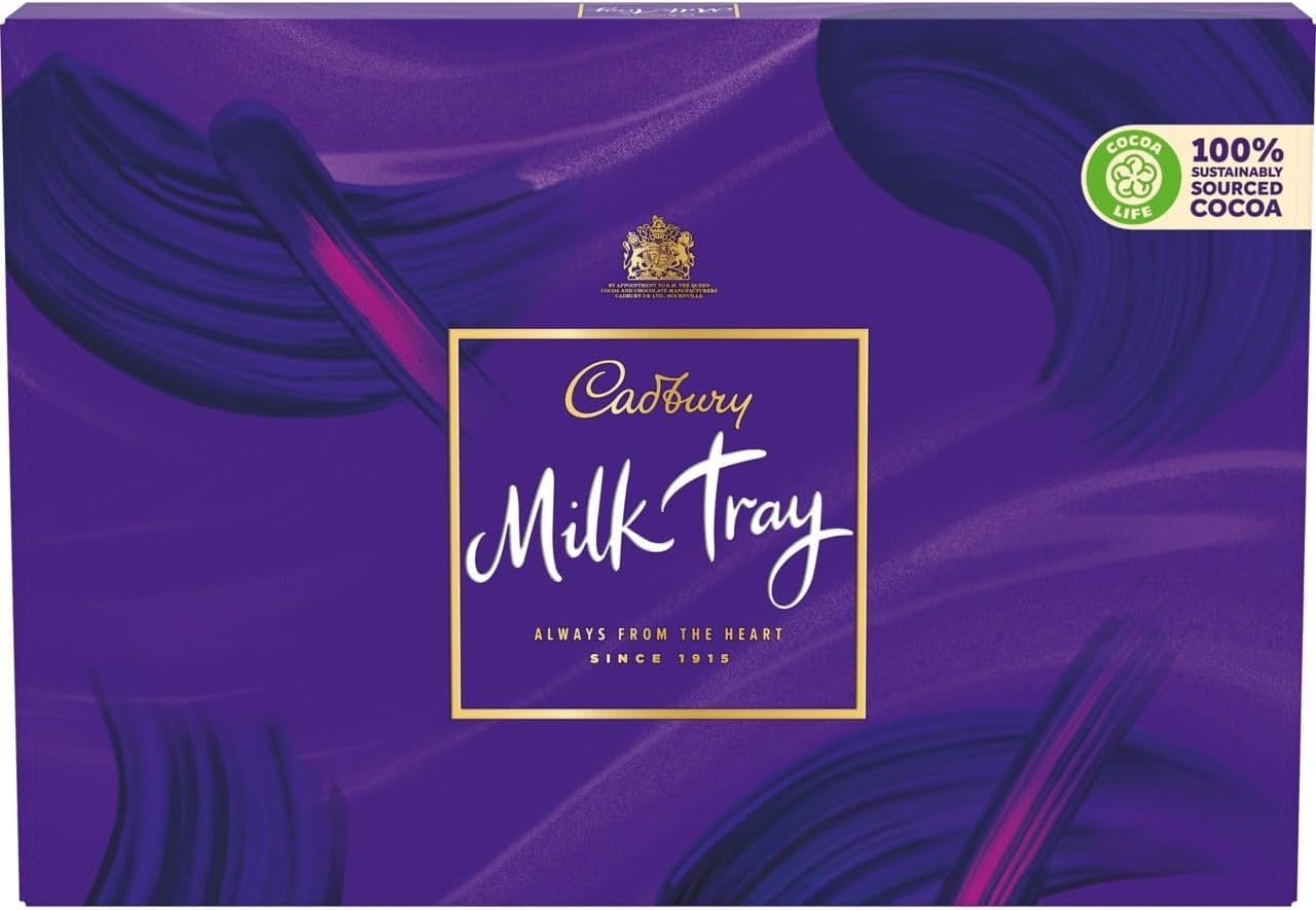 Cadbury Milk Tray Chocolate Box, Assorted Milk Chocolates Gift Set for Birthdays, Anniversaries & Special Occasions, 530 g (Pack of 1)