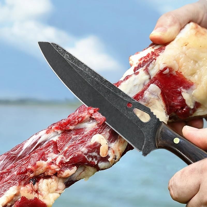 Meat Cleaver,Cleaver Knife Stainless Steel Hand Knife Boning Knife Kitchen Meat Cleaver Butcher Special Knife Outdoor Survival Knife Universal Knife, LAMAJIGA5844