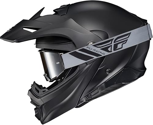 Miniatura 7 de ScorpionEXO AT960 - Casco modular de motocicleta de calle de aventura con bolsillos para altavoces listos para Bluetooth, aprobado por DOT ECE,