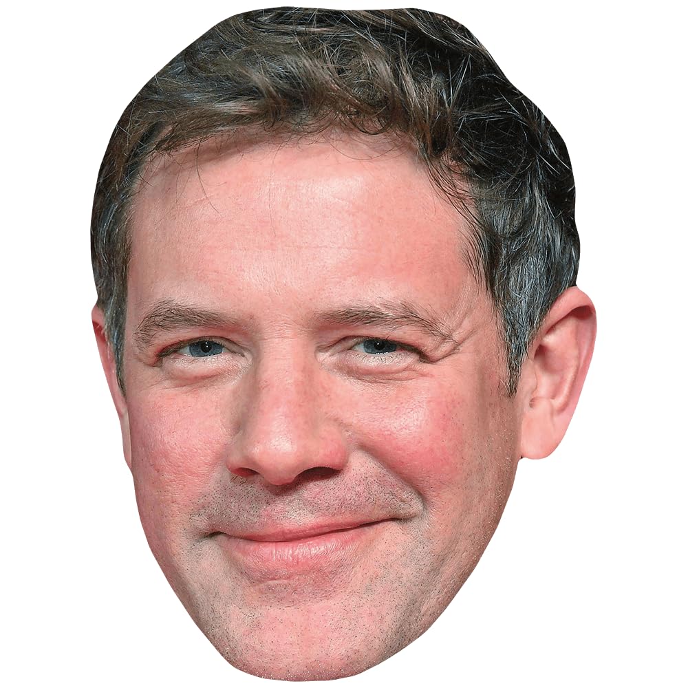 Celebrity Cutouts Lifelike Matt Tebbutt (Stubble) Celebrity Mask, Flat Card Face, Fancy Dress Mask