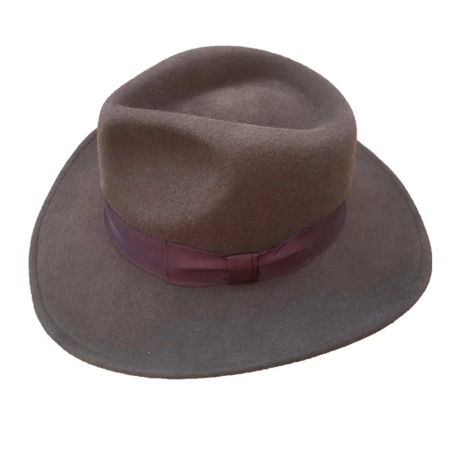 Sombreros Fedora Vaquero Plegables Marrones, Sombrero Indiana Jones Outback - Paquete Simple Para Halloween y Festivales