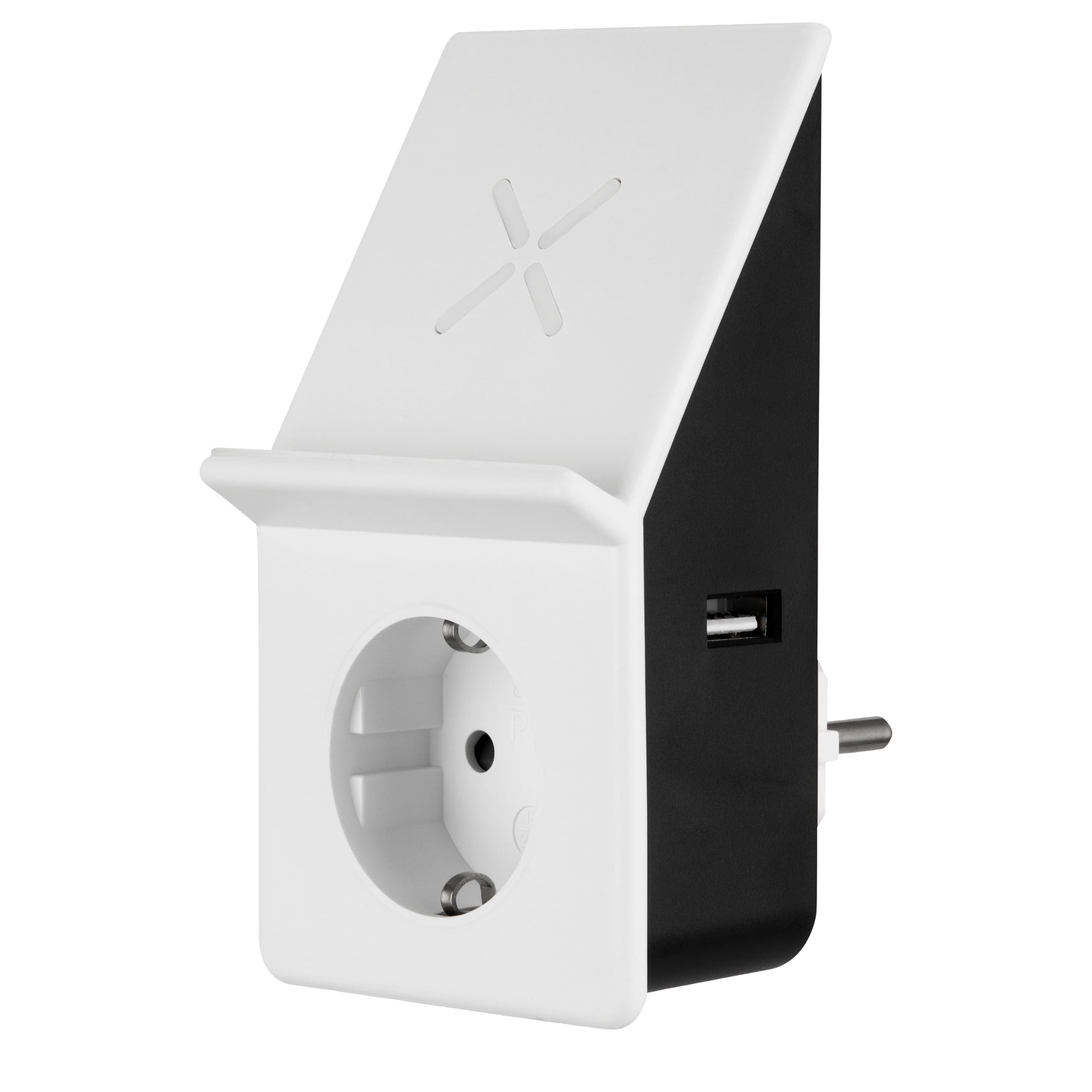 REV Adaptat. Charge USB avec Chargeur sans Fil + 1x Prise