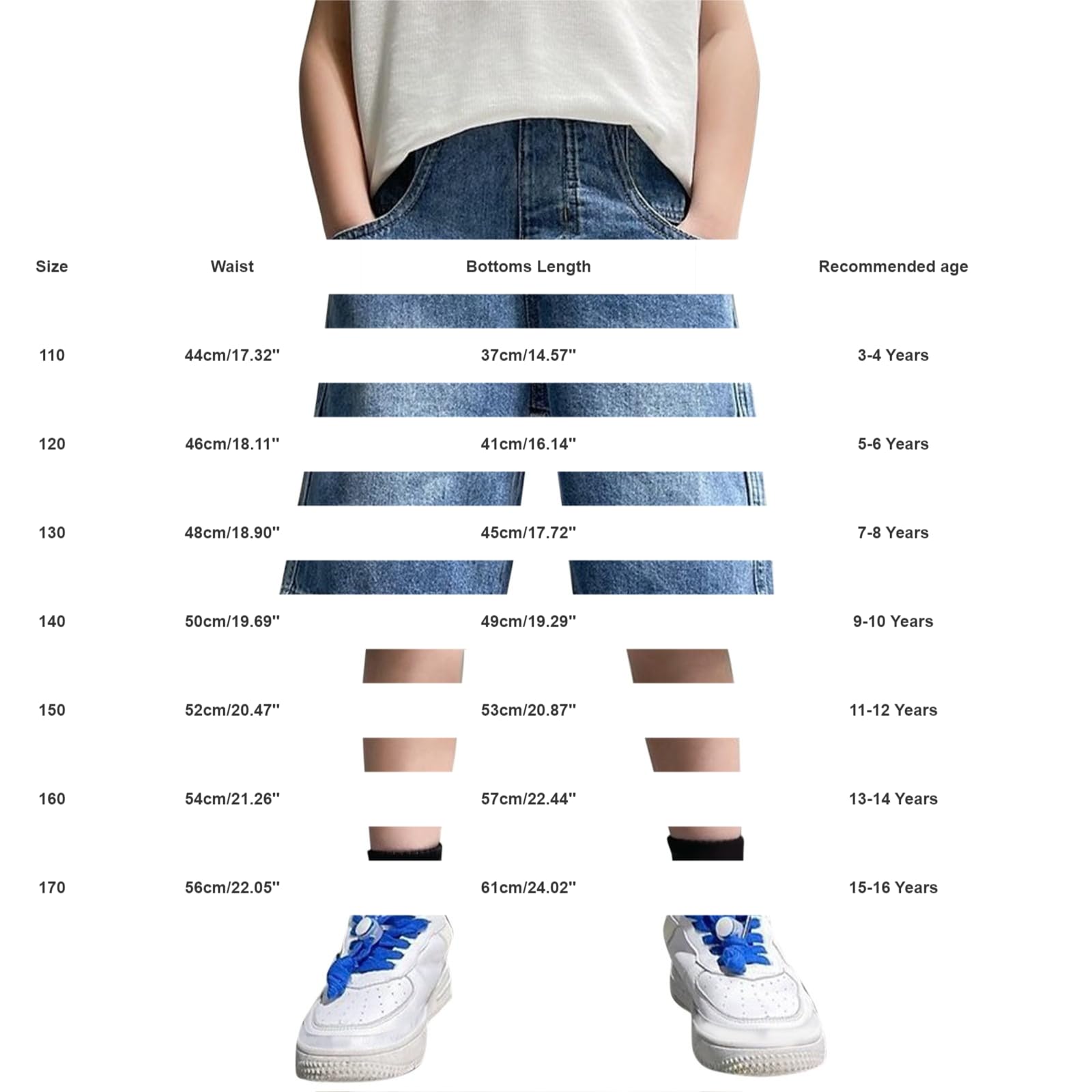 Short baggy en jean pour garçons - Décontracté - Taille élastique - Cargo - Jambe large - Short d'été droit - Longueur genou - Pantalon streetwear pour adolescents