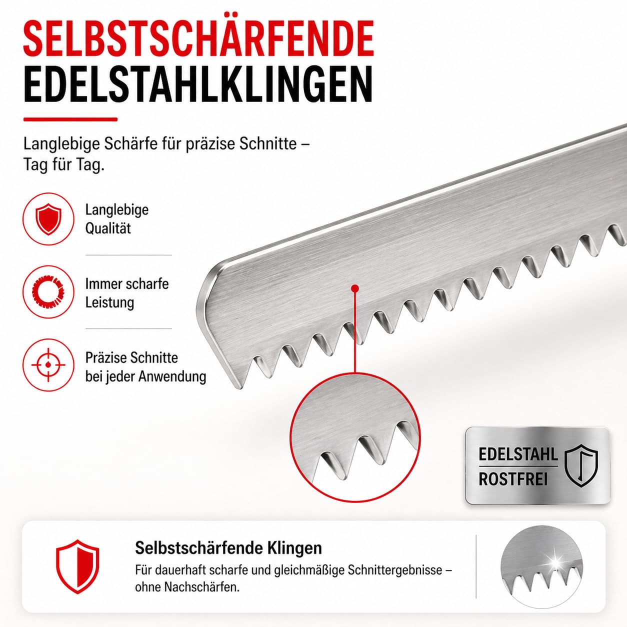 Tefal Elektrisches Messer 100 Watt Edelstahlklinge für Tiefkühl-Gut weiß/greige