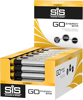SIS Go Energy Bar, High Carb, Fruit infused Energy Bar, Banana Fudge Flavour (30 Packs)