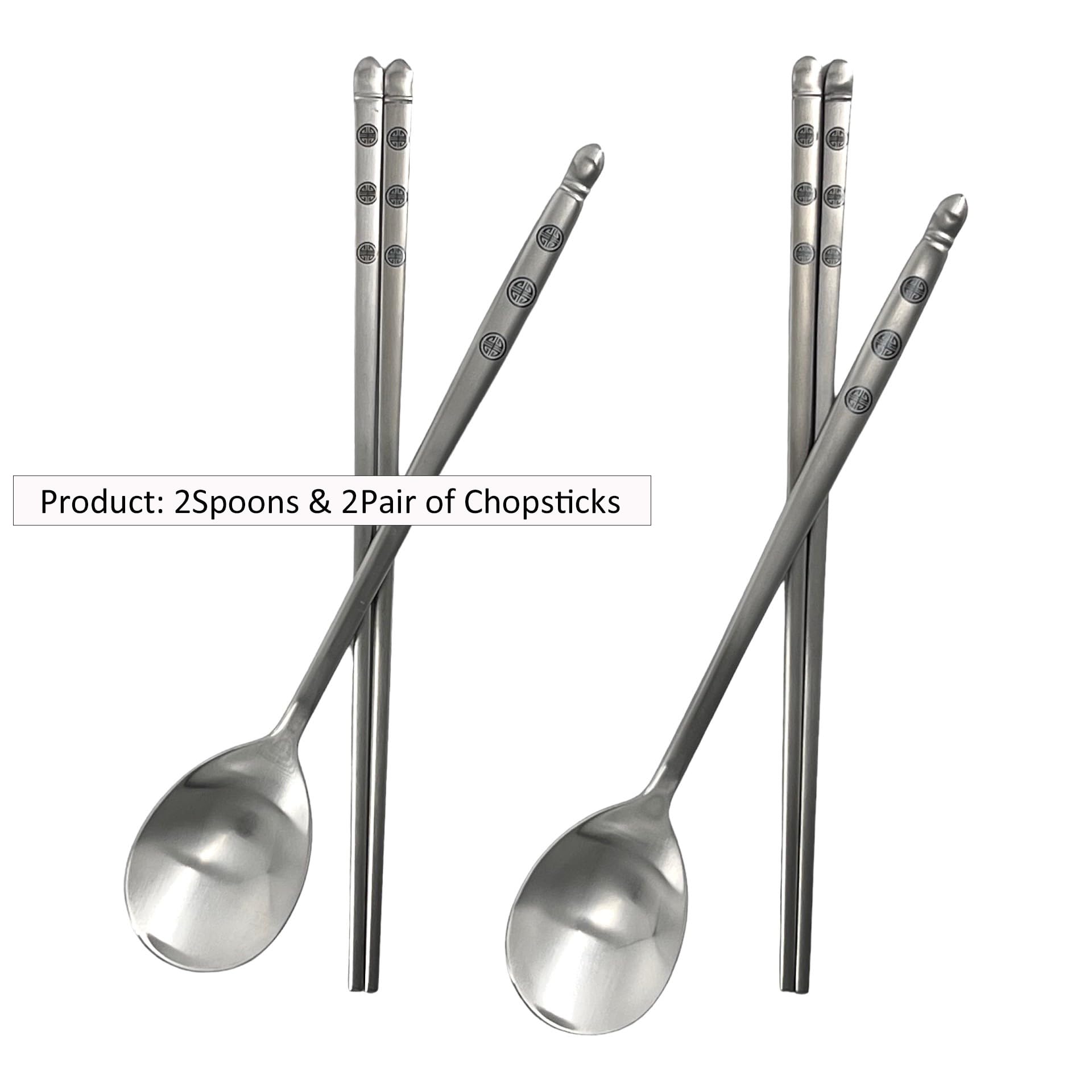 Amazon | cozymomdeco 韓国製 Mukbang カトラリー スプーン 箸セット