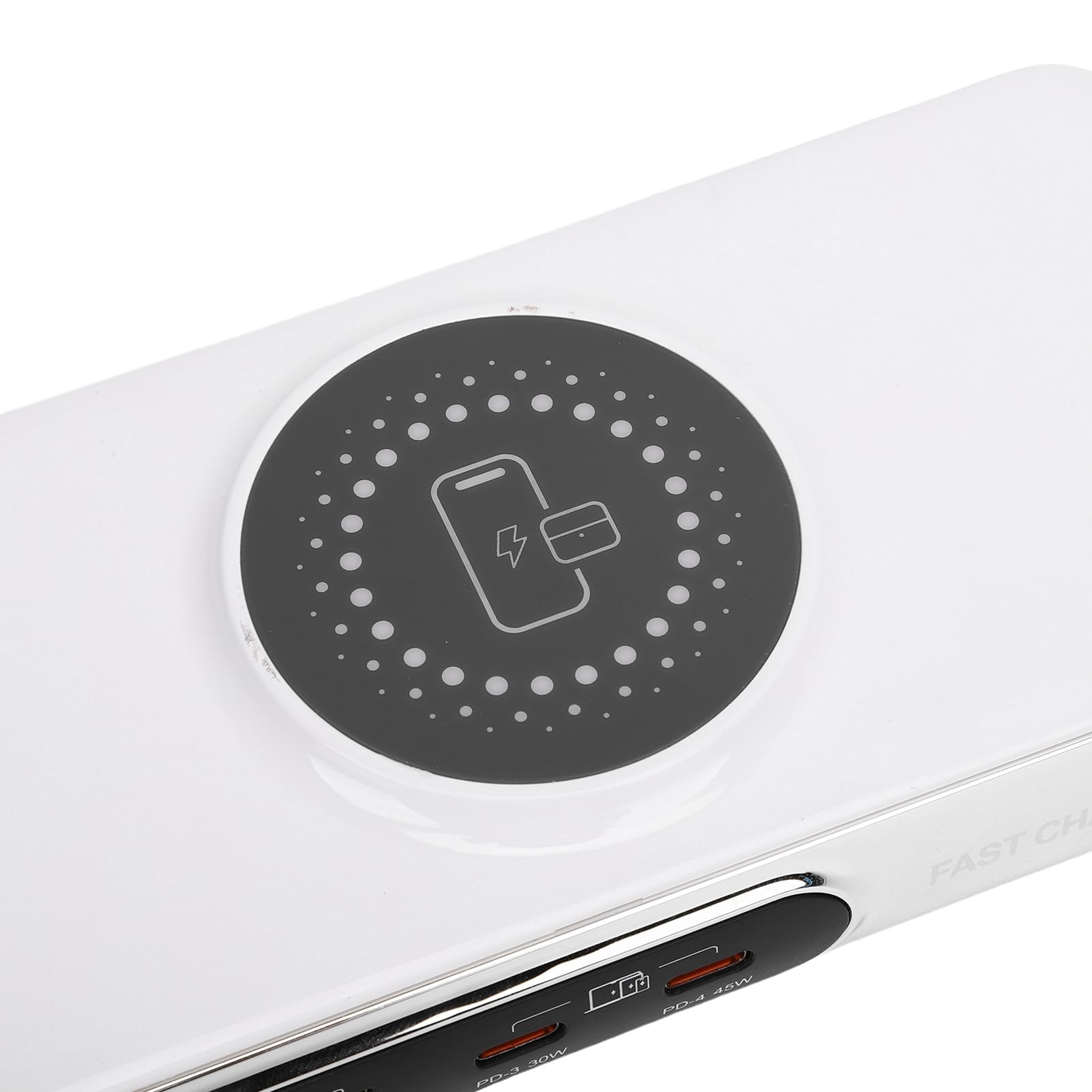 Fdit Caricatore USB C da 72W, Stazione di Ricarica Rapida con Ricarica da | Materiale ABS, Protezione da Sovratensione, Formato Portatile, per Viaggi