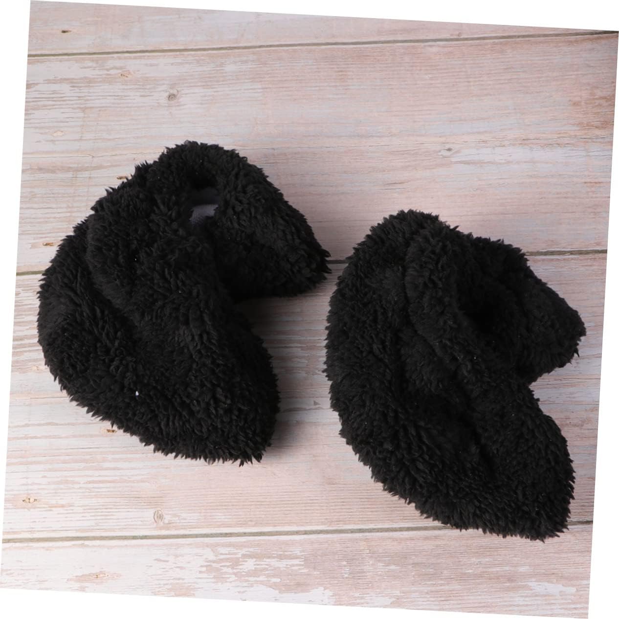 HANABASS 6pairs Boys and Girls Ice Skates Cover Hockey Skates Covers Guards Plush Material Absorbent Towel Skating Supplies