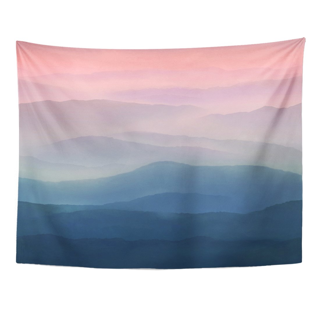 TOMPOPTapestry Home Decor Wall Hanging for Living Room Bedroom Dorm B162TC014 60" x 80" White GT-1