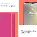 YATWIN Silicone Back Case for Samsung Galaxy S24 Plus, Soft-Touch Phone Back Cover for Samsung Galaxy S24 Plus - Magenta gallery image