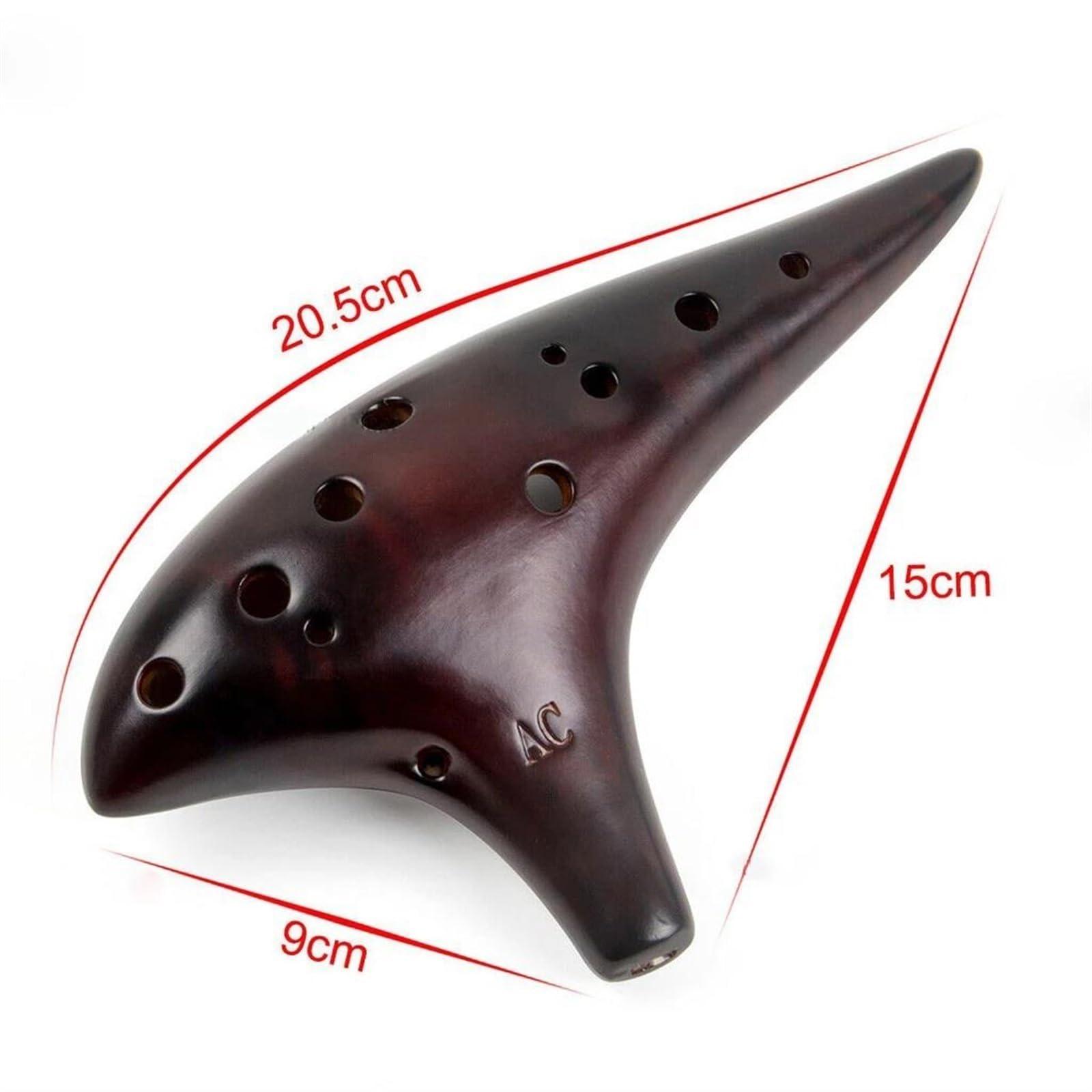Ocarina In Ceramica Ocarina 12 Fori In Ceramica Contralto Tono C Flauto Classico Strumento Musicale Amante Della Musica Strumento Per Principianti
