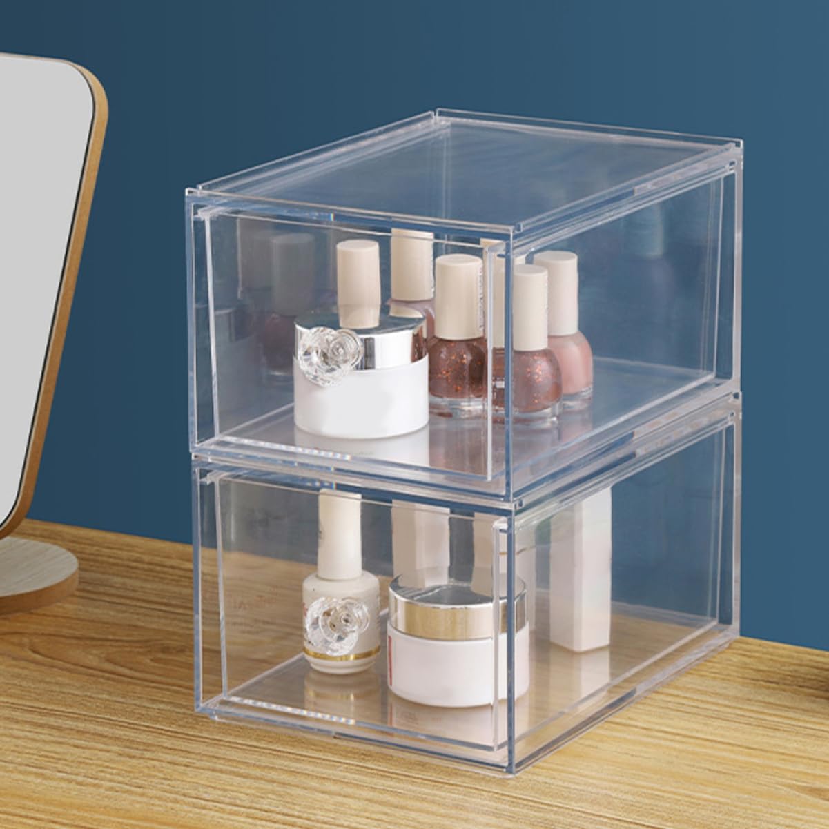 Alipis Boîte De Rangement De Style Tiroir Pour Cosmétiques Organisateur De Bureau Organisateur De Papeterie Conteneur De Rangement Support De Rangement