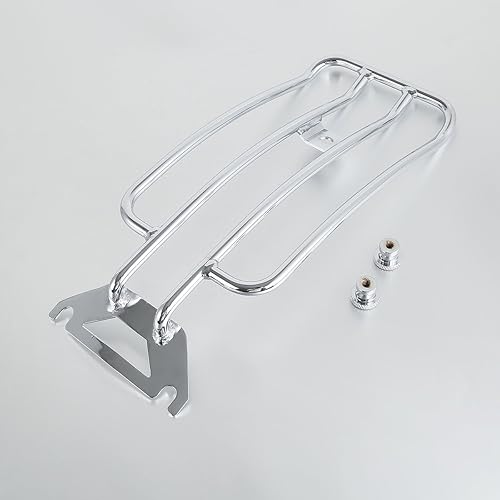 Miniatura 9 de TCT-MOTORPARTS Portaequipajes cromado Moto Solo para Harley Touring Electra Glide Ultra Classic FLHTCU FLHTC FLHT Road King CVOFLHRSE FLHRS Classic