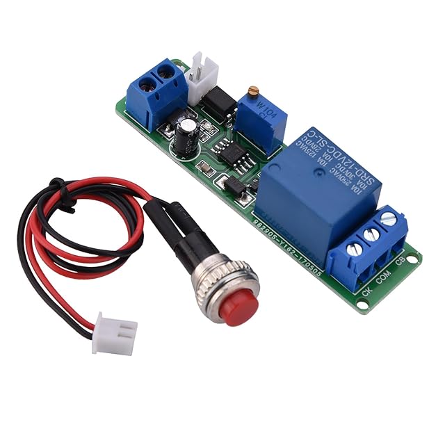 Timer Relay e with Button Switch for Smart Home Antitheft Alarm Delay
