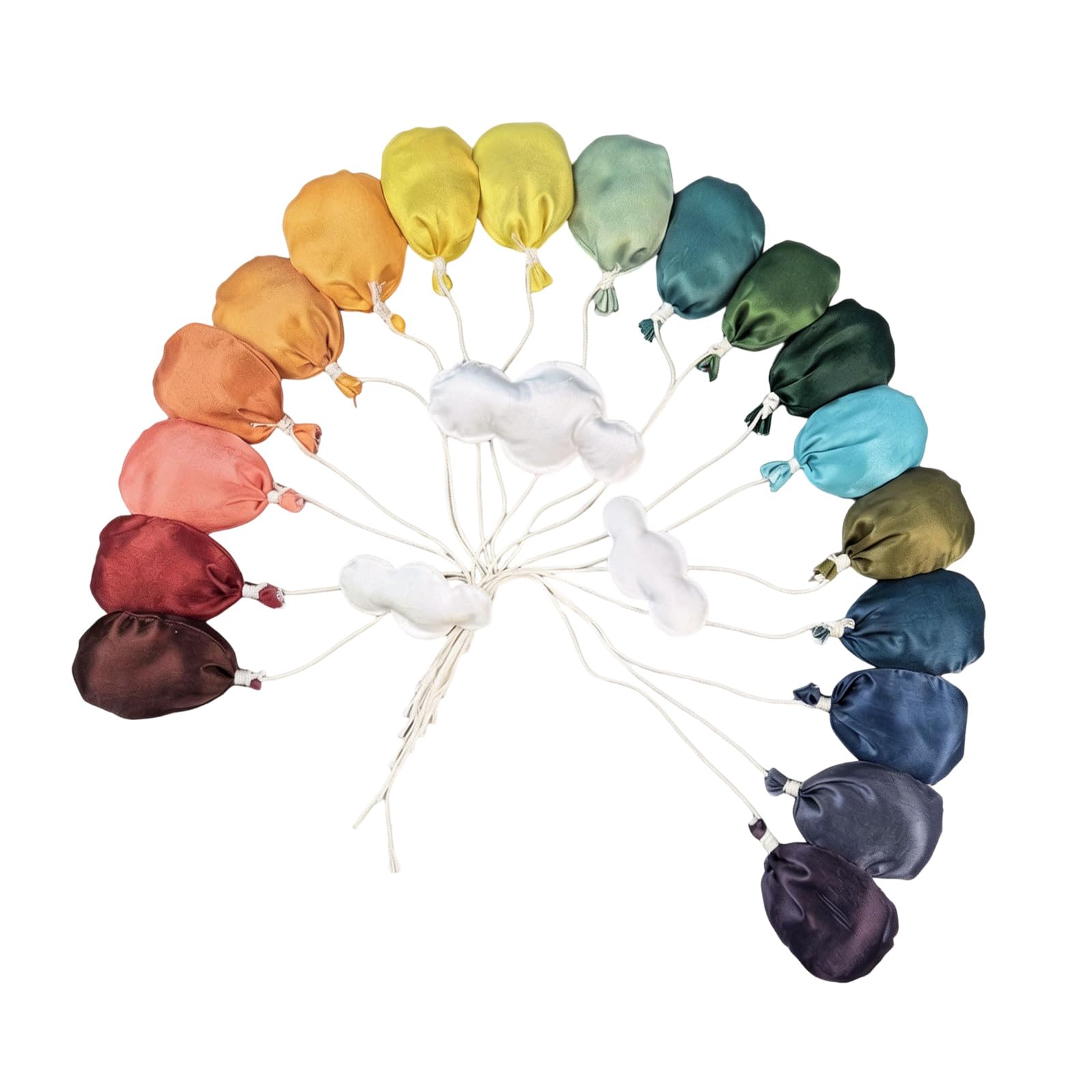 Adorable Baby Cloud and Balloon Photography Props 12Cm Fabric Decoration for Newborn Photo Meeting & Celebration Gift Photo Blimps