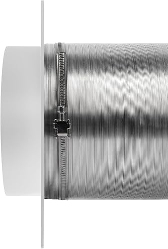 Miniatura 9 de Vent Systems Placa de conector de conducto de ventilación de aire de 5 "pulgadas Brida de conector de conducto de ventilación recta Placa de