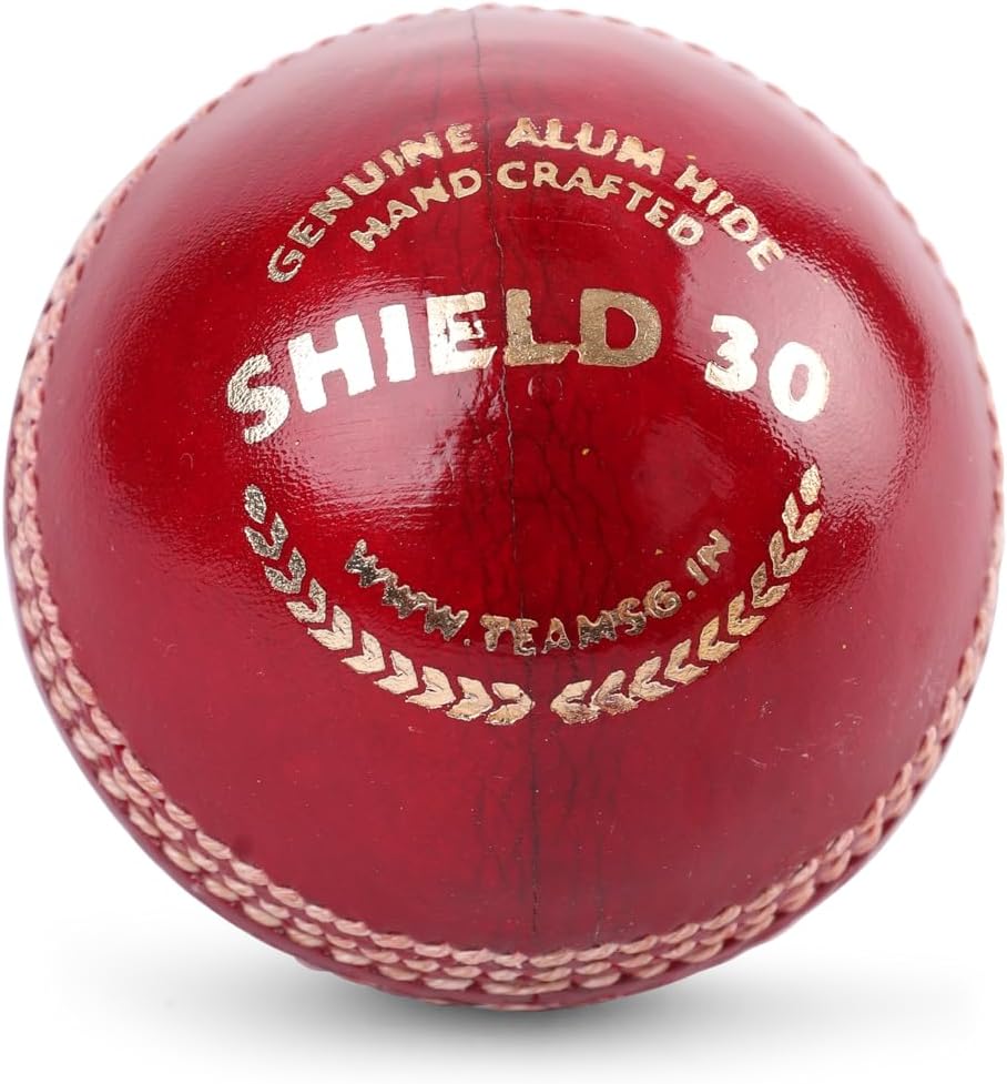 Club Cricket Ball Leather(Red) Standard Size