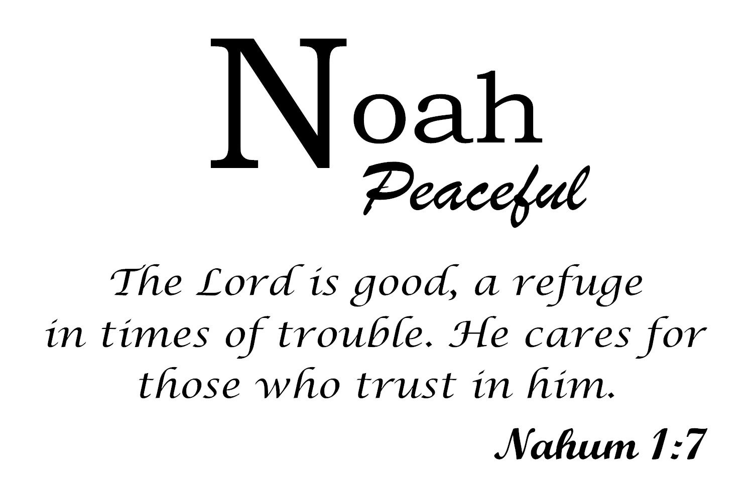 Buy Baby Names Wall Decals Displaying The Meaning of Names Vinyl Decal