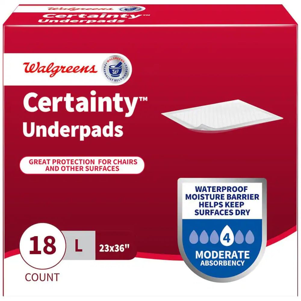 Walgreens Underpads Large 18 ea (1)