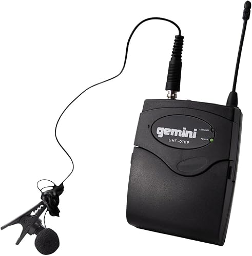 Miniatura 5 de Gemini Sound UHF-04HL - Equipo de audio profesional para DJ, de un solo canal, cuádruple, 4, inalámbrico, UHF, sistema receptor de micrófonos