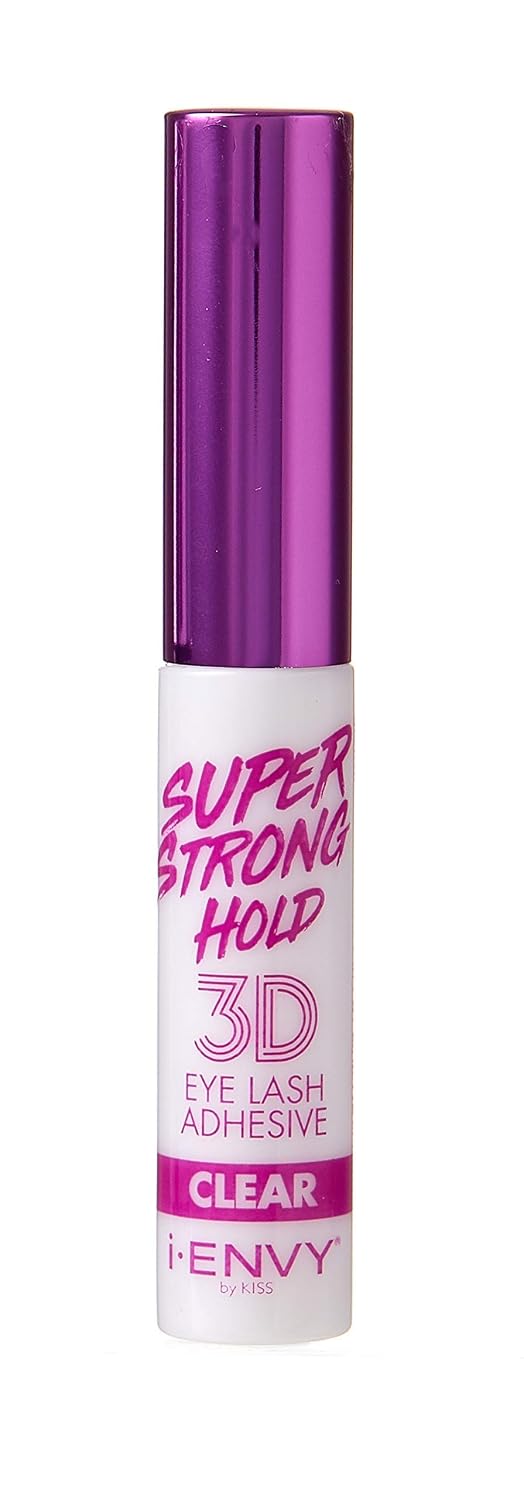 I-ENVY Wispy Lashes KPEM65 and 3D Clear Lash Glue and Easy Grip Lash Applicator KPA02 Bundle