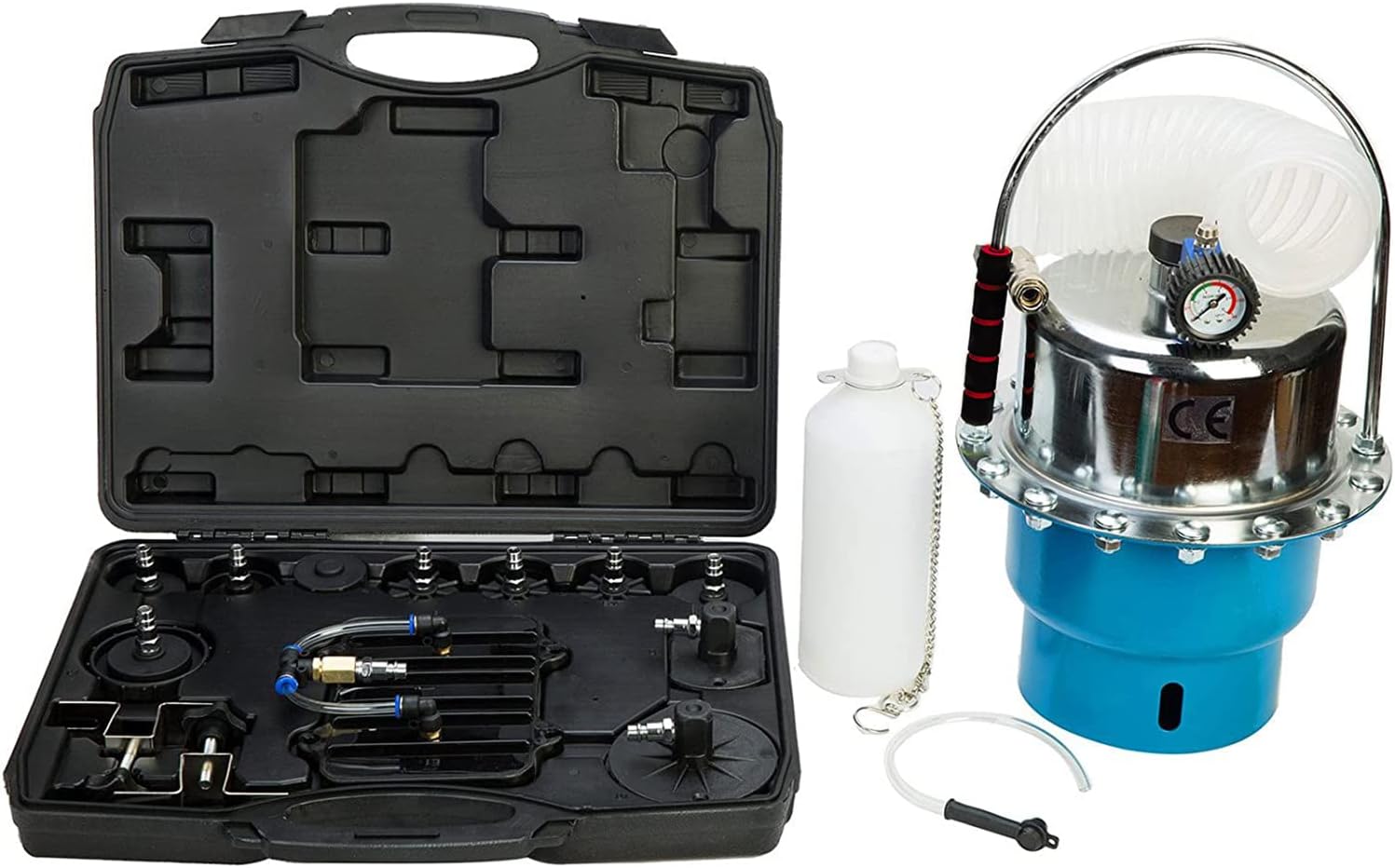 8MILELAKE Pneumatic Air Pressure Bleeder Tool Set Brake and Clutch