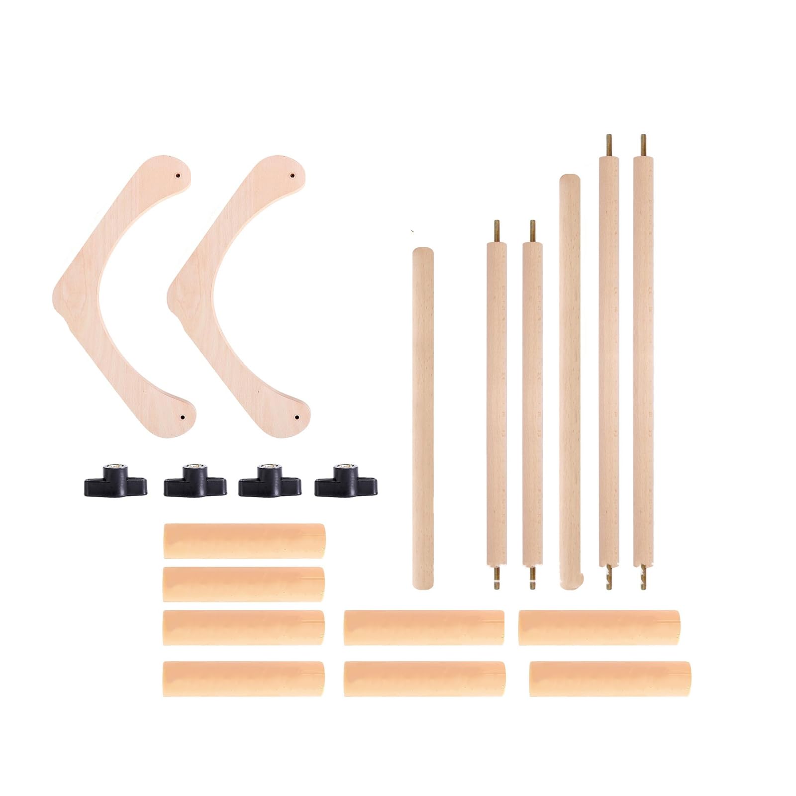 Bastidor de bordado ajustable con función de rollo, bordado de madera para costura, manualidades, tapiz, manualidades, rollo de madera