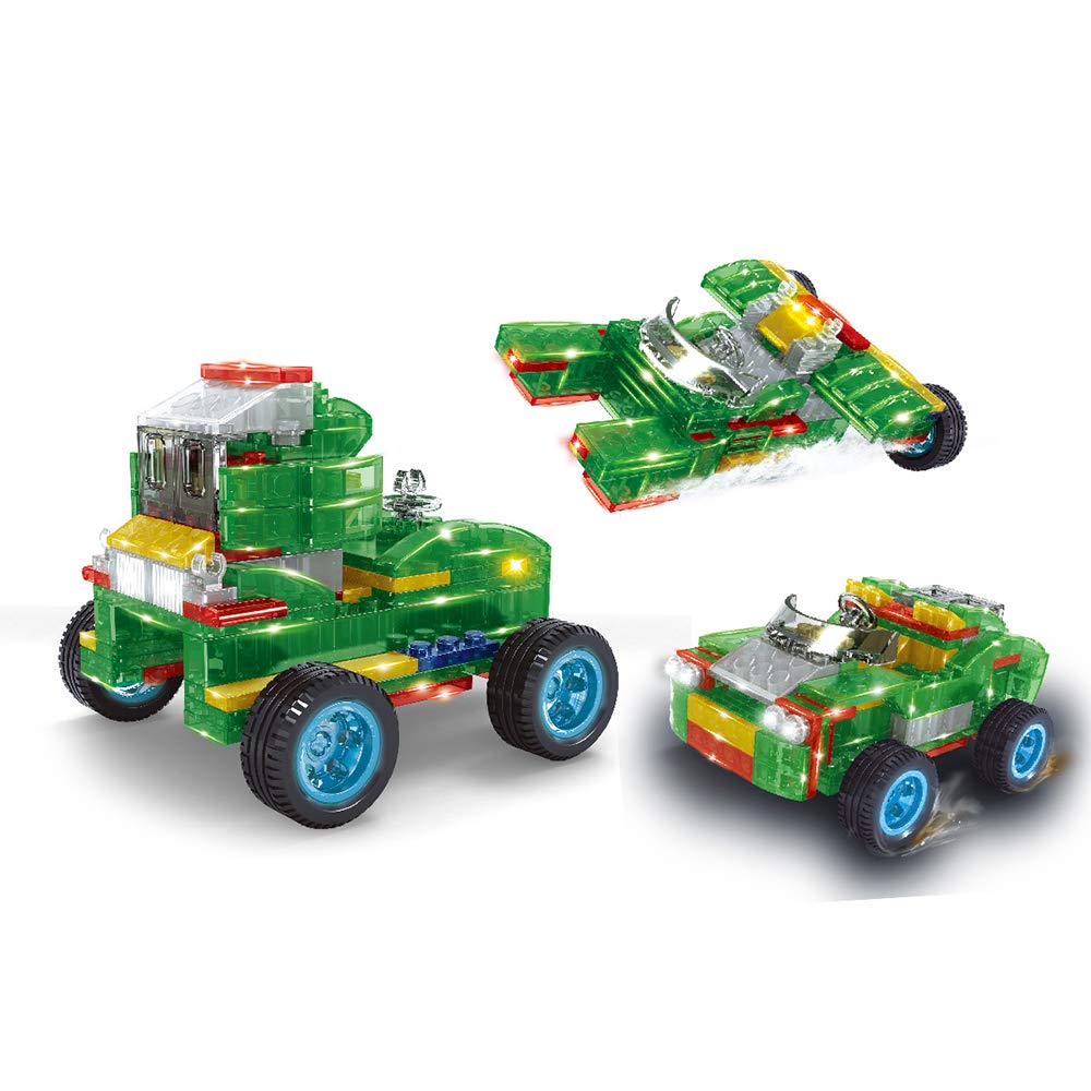 Ausini 3-In-1 Assembly Block Car, Multi-Colour, 25491, 133 Pcs