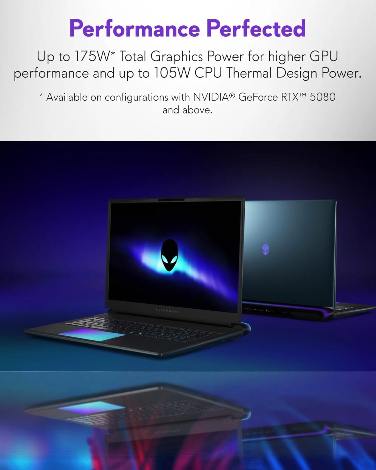 Alienware 18 Gaming Laptop 2025 - Intel Ultra 9 275HX · RTX 5080 16GB GDDR7 · 18" WQXGA 300Hz · RGB Keyboard · 64GB RAM RAM | 8TB SSD SSD · Win 11 Pro · Accessory 64GB RAM + 8TB SSD image 5 of 9 B0FNMSSPCG