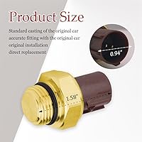 Vista 2 de Interruptor del ventilador del refrigerante del radiador, interruptor del sensor de temperatura del refrigerante, sensor de temperatura del agua