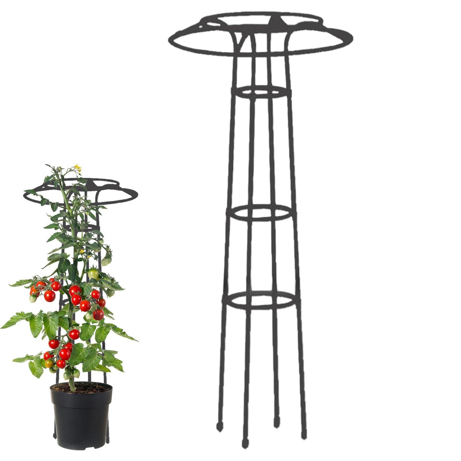Enrejado para exteriores tipo sombrilla para soporte de plantas