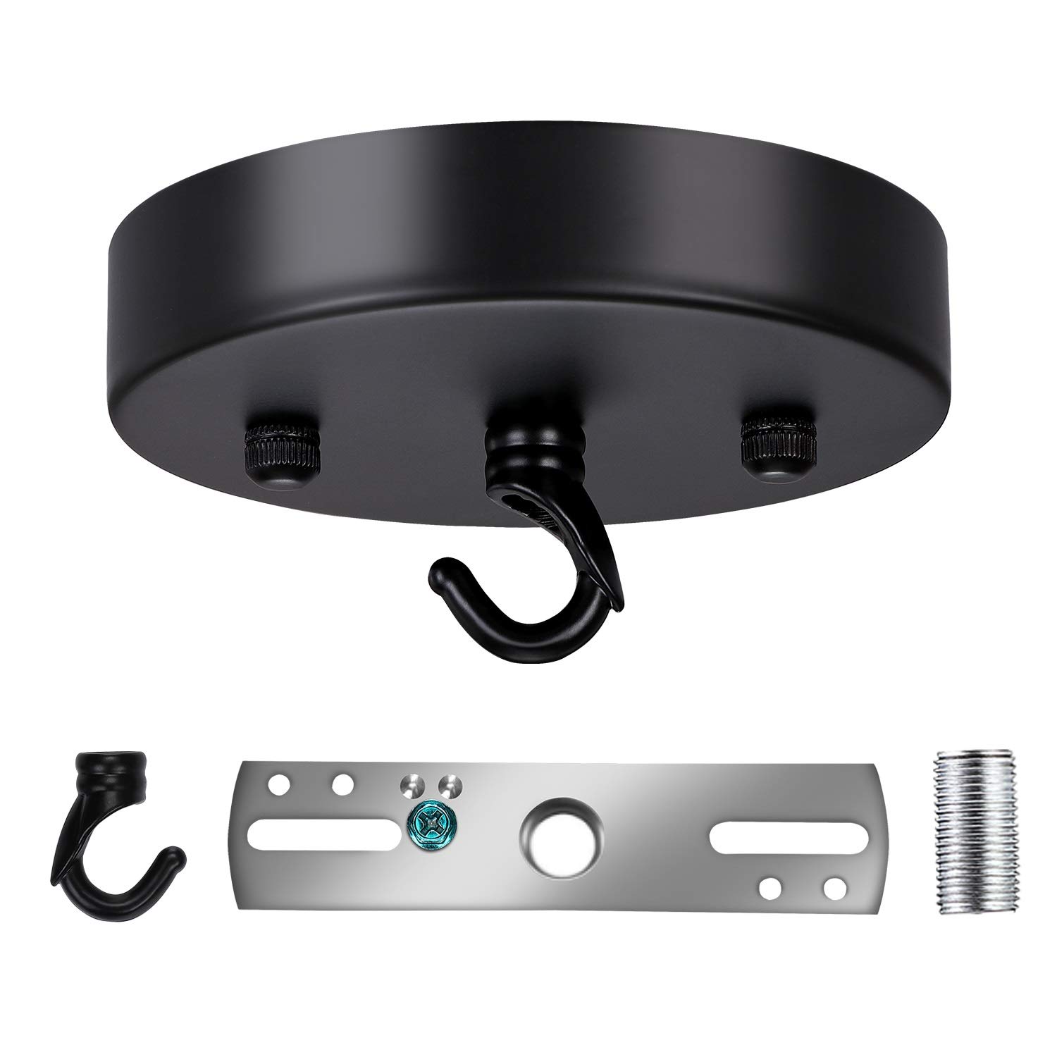 Buy OULEYRA Black Chandelier Canopy Kit, 5 Inches Metal Ceiling Light