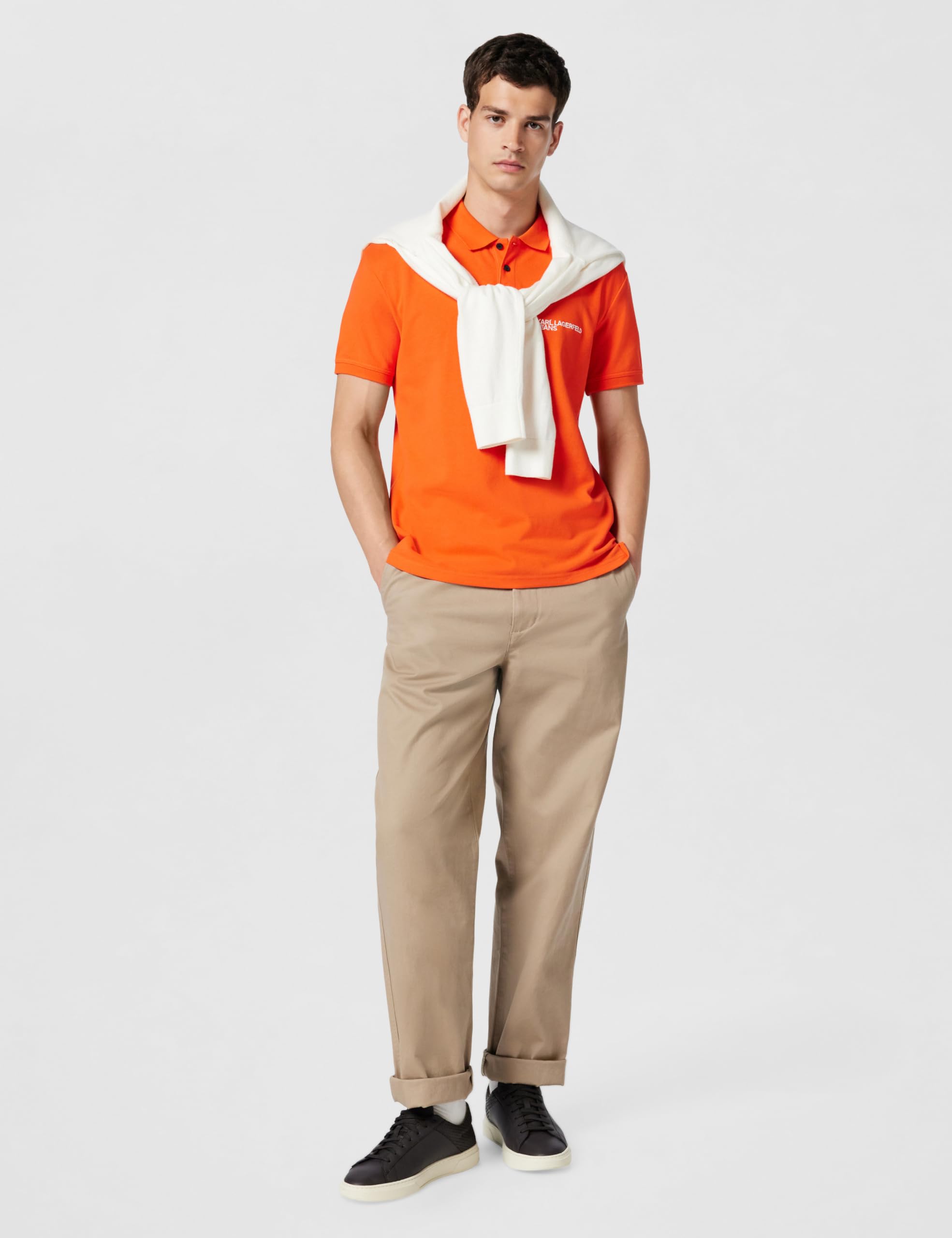 Karl Lagerfeld Jeans Herren Regular Pique Polo