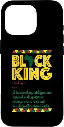 Miniatura 52 de iPhone 13 Pro Max Black King Black Pride African American Black History Case